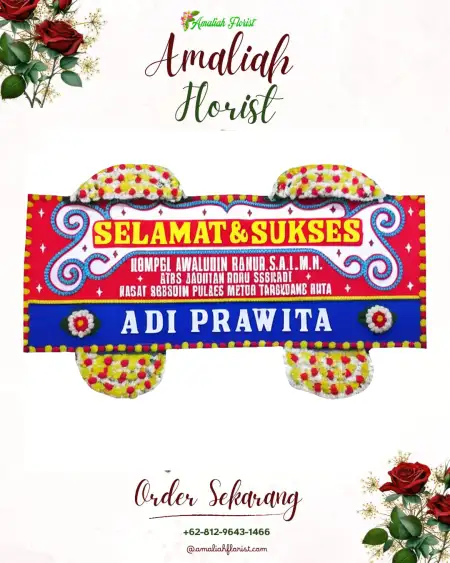 Papan Bunga Ucapan Selamat Slogoretno